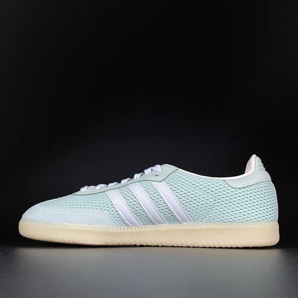 Adidas Originals Samba OG Men’s 11 Hazy Green Sky Tint Off White Sneakers JI3179 - Picture 7 of 10
